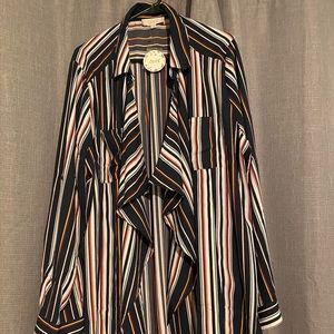 Oddy open front blouse NWT